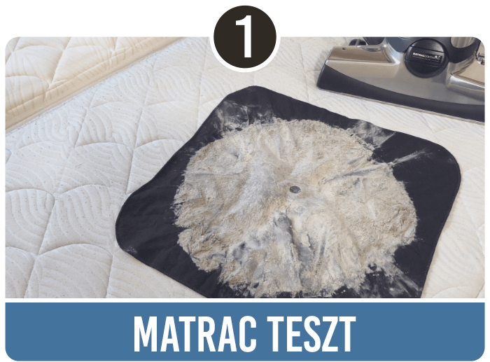 Matractisztítás 1. lépés: Matrac teszt