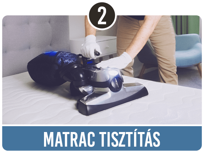 Matractisztítás 2. lépése: Matrac tisztítás
